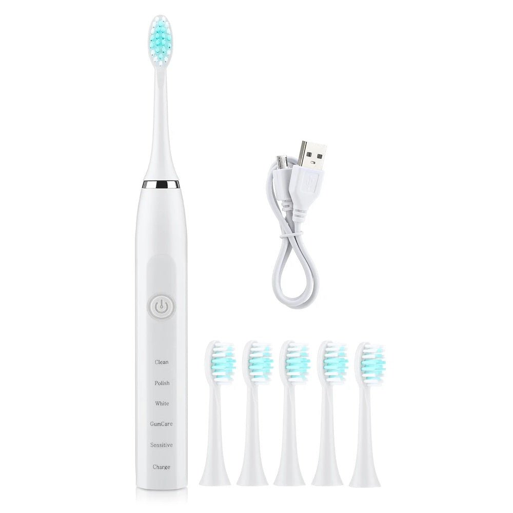 Includes 6 Teeth Cleaning Brush